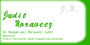 judit moravecz business card